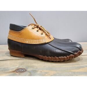 L.L. Bean Maine Hunting Shoe Duck Boots Size 8 Waterproof Leather & Rubber